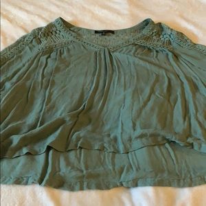 Olive Green, Light Weight, Flowy Shirt